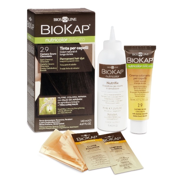 BioKap Delicato Farba za kosu 2.9 tamno kestenjasta 140ml