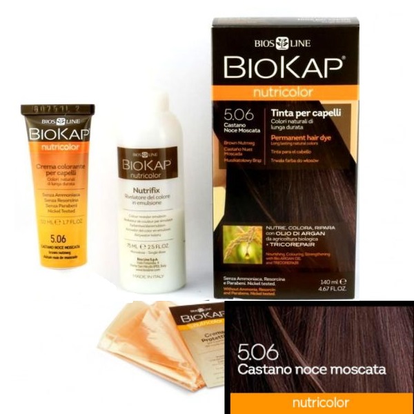 BioKap Farba za kosu 5.06 muskatni orah smeđa 140ml