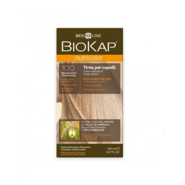 BioKap Farba za kosu 10.0 zlatno vrlo svetlo plava 140ml