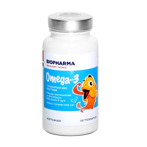 Norveške omega-3 za decu sa ukusom voća 120 gel kapsula
