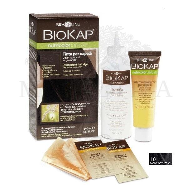 BioKap Delikato rapid Farba za kosu 1.0  crna 135ml