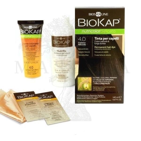BioKap Delicato rapid Farba za kosu 4.0 braon 135ml