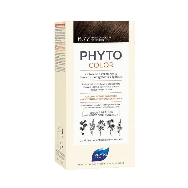 Phytocolor farba za kosu 6.77- Light brown cappuccino 