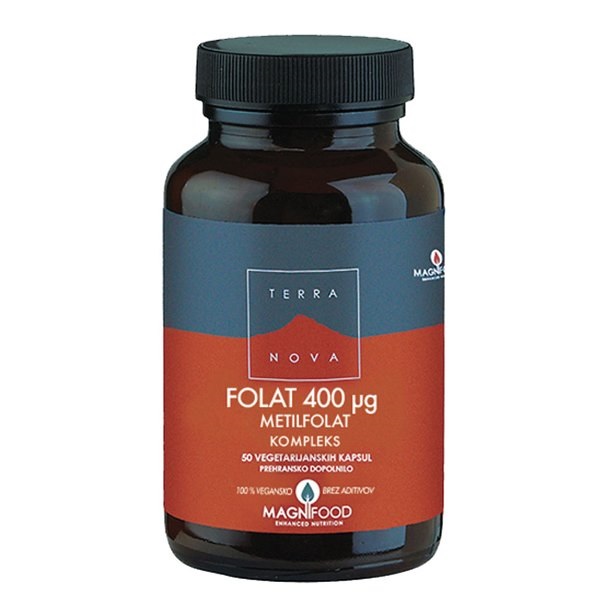 Terranova Folat 400mg 50 kapsula