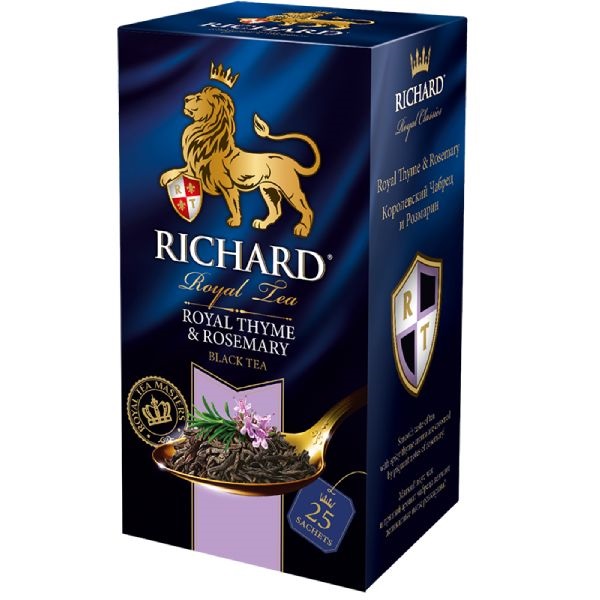 Richard Royal Thyme and Rosemary - crni čaj sa majčinom dušicom i ruzmarinom 25 kesica