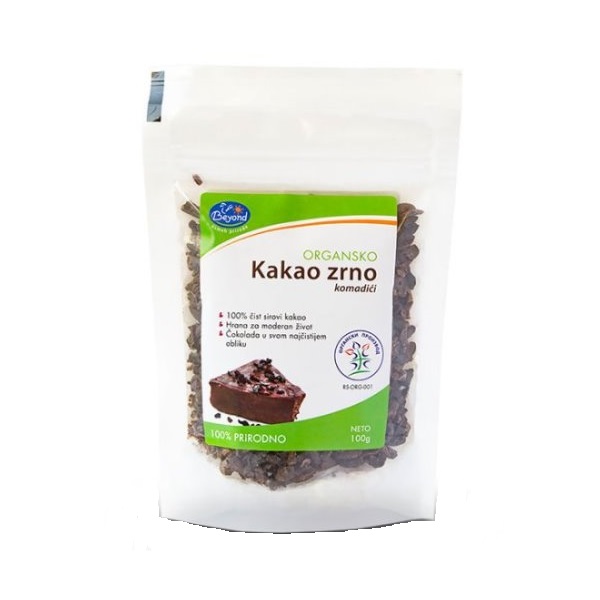 Kakao zrno komadići organic Beyond 100g