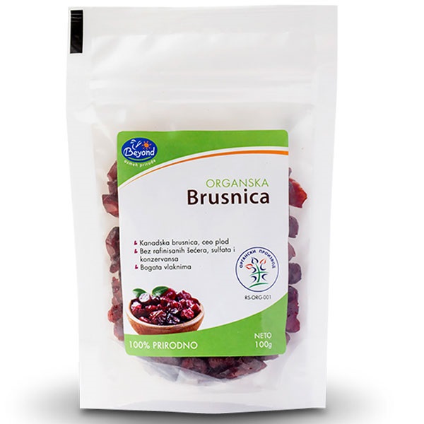 Brusnica suva organic Beyond 100g