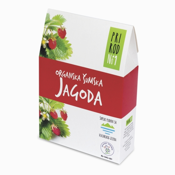 Jagoda šumska zamrznuta organska 250g