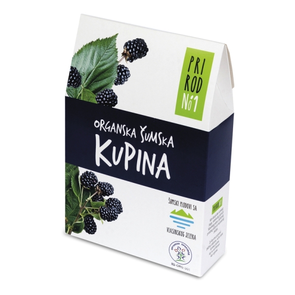 Kupina šumska zamrznuta organska 250g Nisha