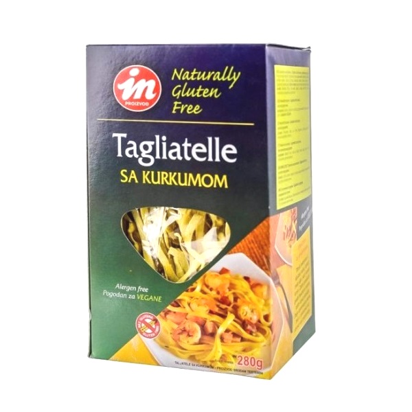 Taljatele sa kurkumom bez glutena 280g