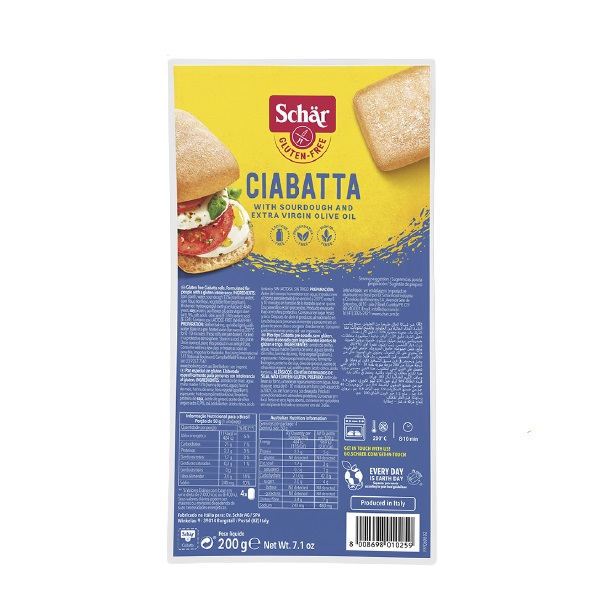 Schar Ciabatta - hleb bez glutena 200g