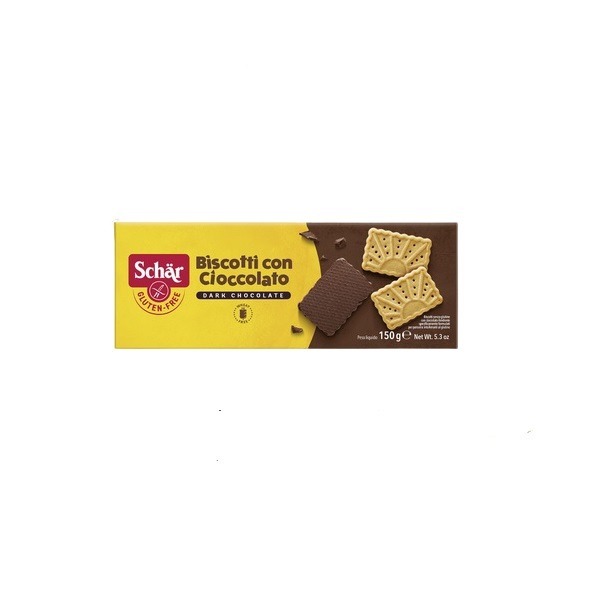 Schar Biscotti  con Cioccolato - Keks preliven čokoladom bez glutena 150g