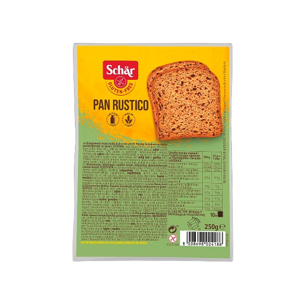 Schar Pan Rustico - hleb bez glutena 250g