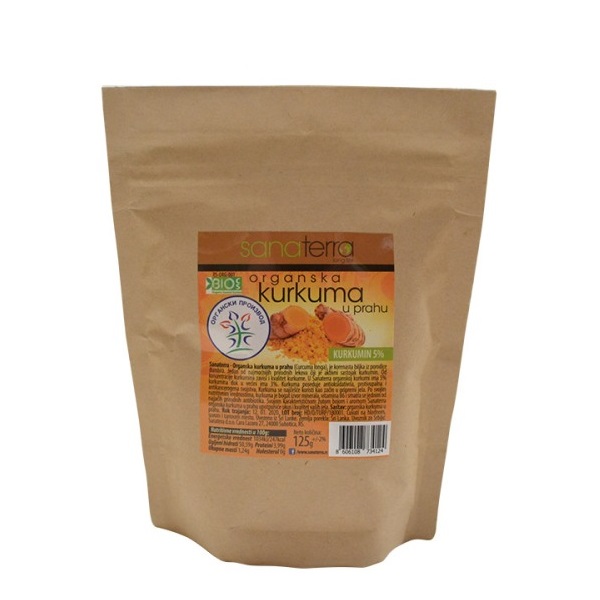 Kurkuma prah organic Sanaterra 125g