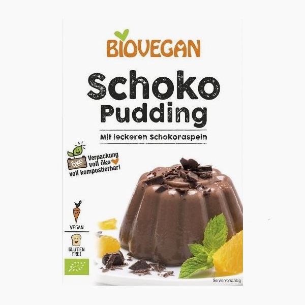 Puding od čokolade organic bez glutena Biovegan 50g