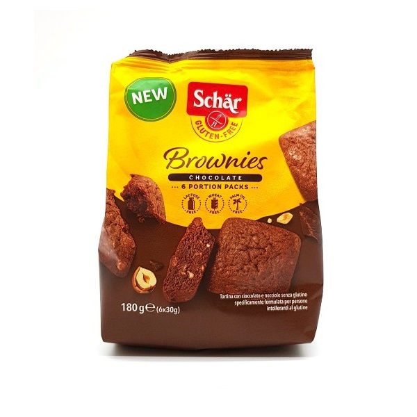 Schar Brownies čokoladni kolačići sa lešnikom 180g