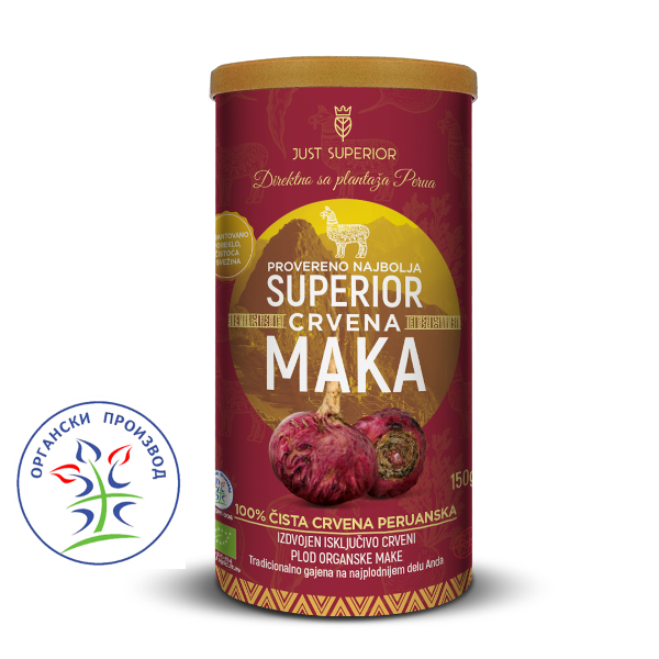 Crvena maka u prahu organska 150g Just Superior