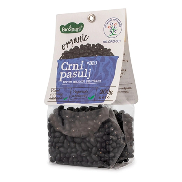 Pasulj crni organic Bio Špajz 200g