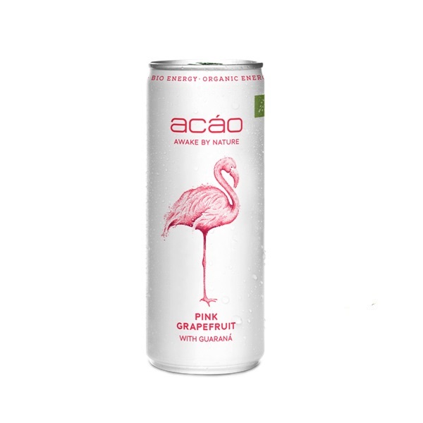 Energetsko piće sa aromom roze grejpfruta organic Acao 250ml