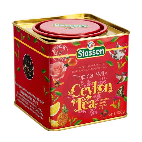 Tropical mix ceylon tea Stassen limenka 100g