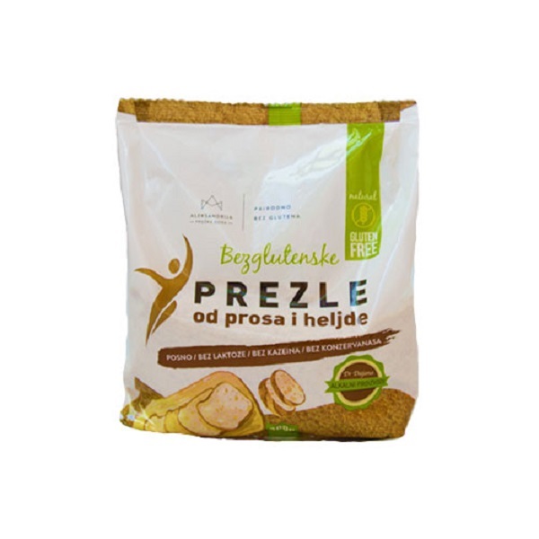 Prezle od Prosa i Heljde bez glutena Aleksandrija 300g
