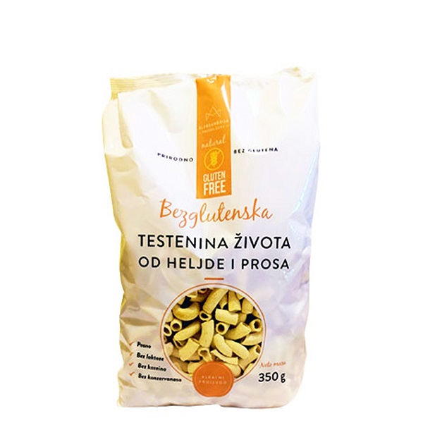 Testenina života od heljde i prosa bez glutena Aleksandrija 350g