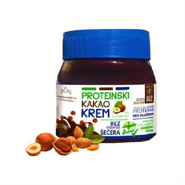 Proteinski kakao krem bez šećera Aleksandrija 250g