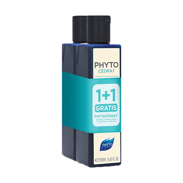 PhytoCedrat - Šampon za masnu kosu i regulisanje sebuma 250 ml 1+1 GRATIS