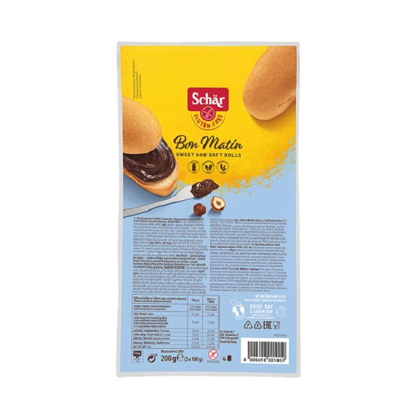 Schar Bon Matin-Slatki hleb bez glutena  200g 