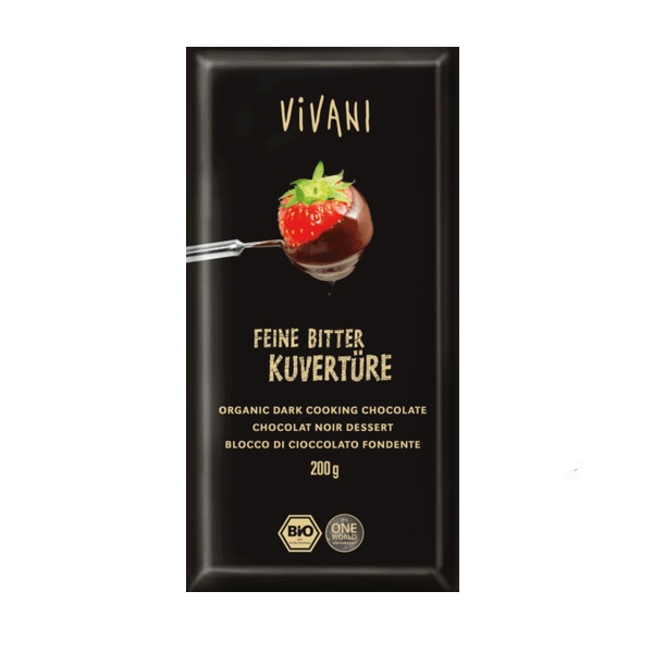 Čokolada za kuvanje organic Vivani 200g
