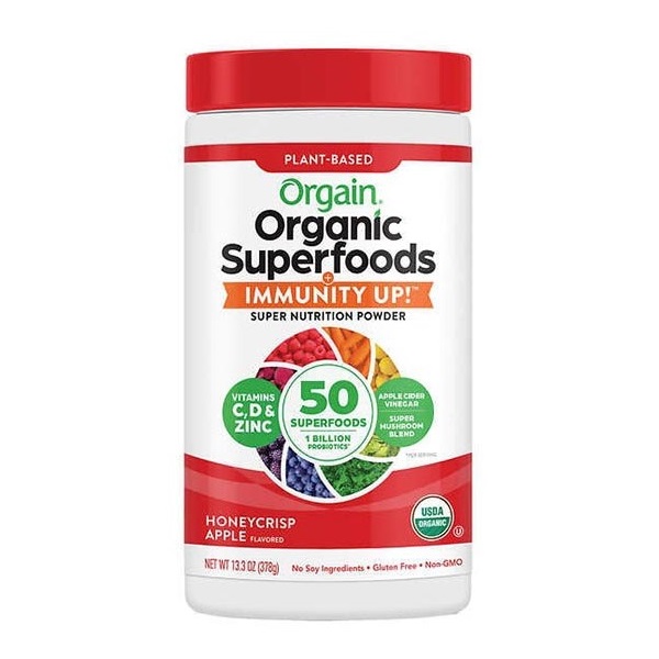 Orgain Superfoods imuno organska super hrana Immunity Up,  jabuka 280g