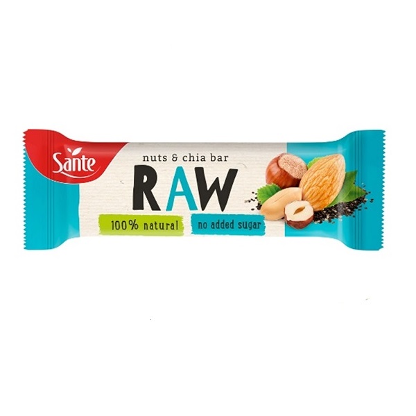 Sante  Raw voćni bar jezgrasto voće i čia 35g