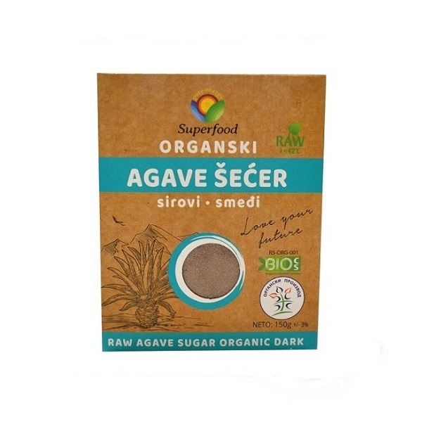 Šećer od agave sirovi organski 150g