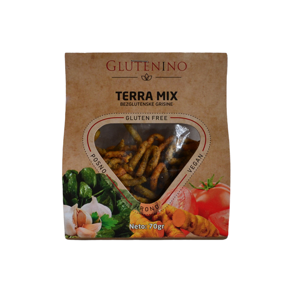 Glutenino Terra Mix  grisine bez glutena 70g