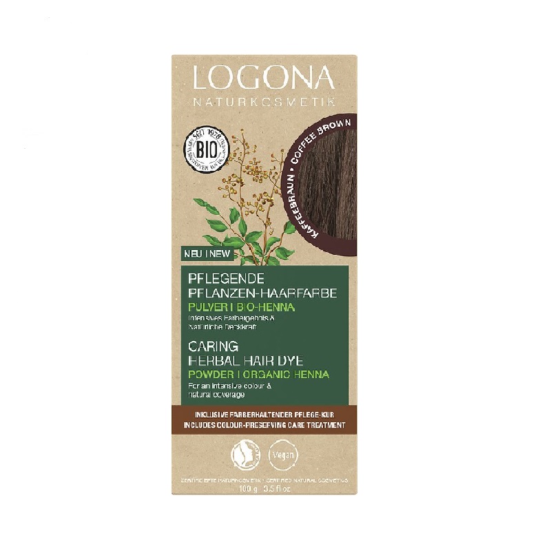 Logona Boja za kosu Tamno smeđa 100g