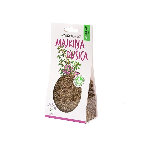 Organski čaj Majkina dušica list 50g Nisha