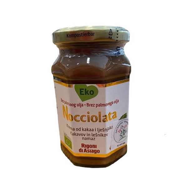 Kakao krem sa lešnikom organski 270g Nocciolata