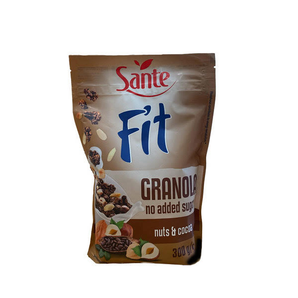 Fit granola instant pahuljice sa dodatkom kakaa i lešnika 300g Sante