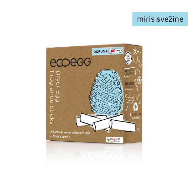 ECOEGG 3u1 dopuna za eko-jaja za sušilicu, Miris svežine-40 sušenja