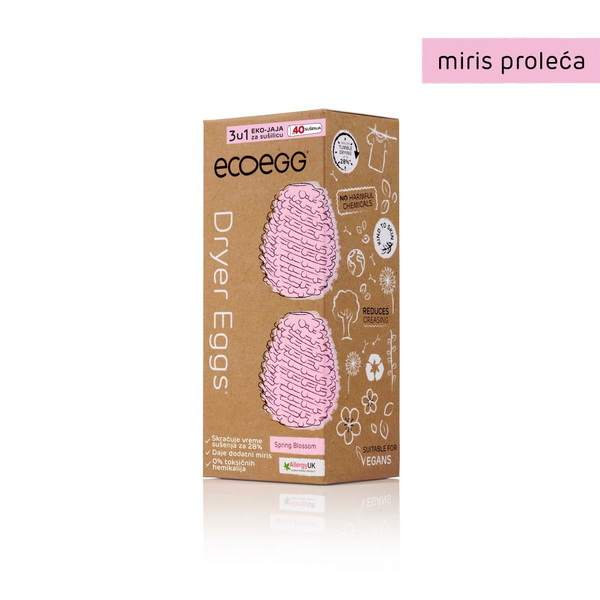 3u1 ECOEGG eko-jaja za sušilicu, miris proleća