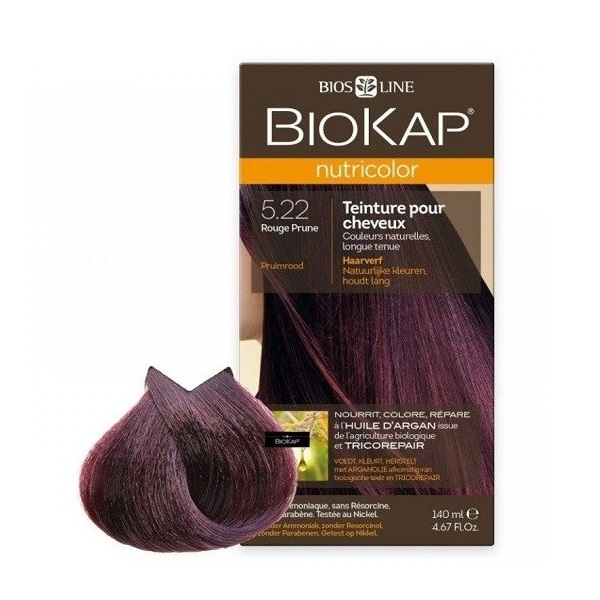 BioKap Farba za kosu 5.22 šljiva crvena 140ml