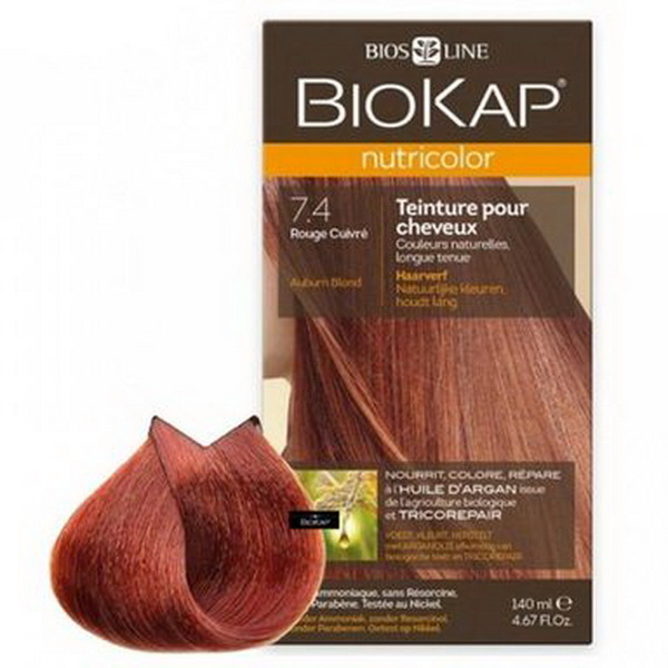 BioKap Farba za kosu 7.4 bakarno plava 140ml