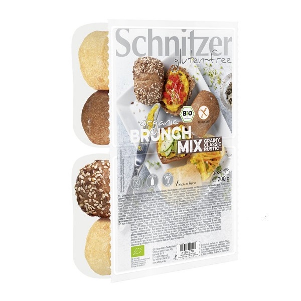Pecivo Brunch mix bez glutena 200g Schnitzer