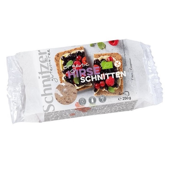 Hleb sa prosom bez glutena 250g Schnitzer