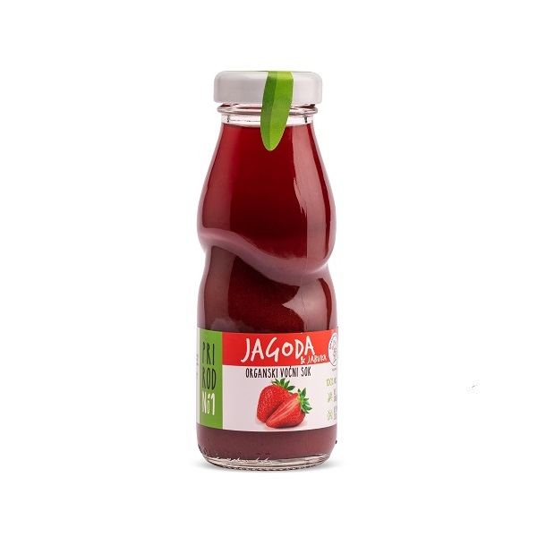 Jagoda&Jabuka organski voćni sok 200ml Nisha