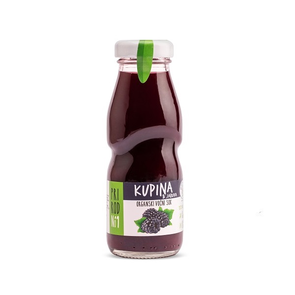Kupina&Jabuka organski voćni sok 200ml Nisha
