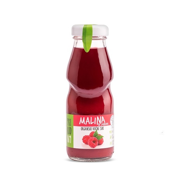 Malina&Jabuka organski voćni sok 200ml Nisha