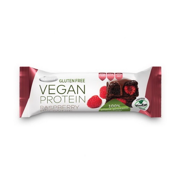 Vegan protein bar brauni malina 40g Tekmar