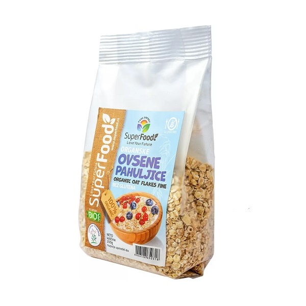 Ovsene pahuljice organske bez glutena  INSTANT 200g Superfood