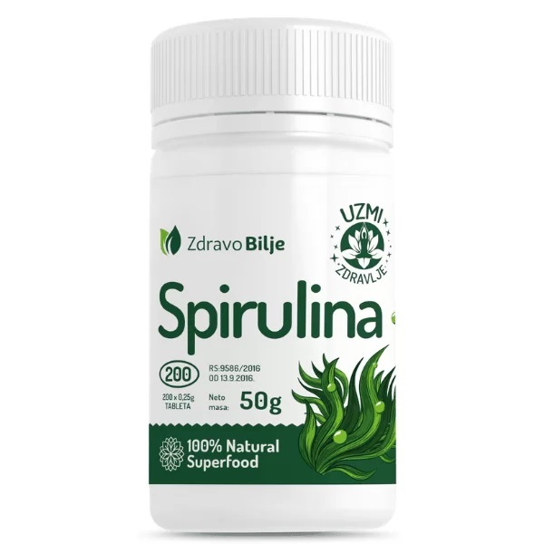 Spirulina Zdravo bilje 200 tableta 